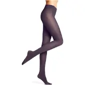 Falke Pure Matt eenkleurig materiaal ondoorzichtig 50 DEN panty dames rood - maat S