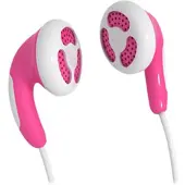 Maxell 303752 hoofdtelefoon/headset In-ear Roze, Wit