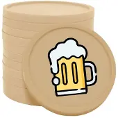 Combicraft Biermunten / Consumptiemunten Beige - Ø29mm - 100 stuks