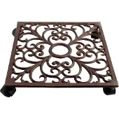 Esschert Design Plantentrolley Esschert's Garden Bruin 28,1 X 28,1 X 6,5 Cm