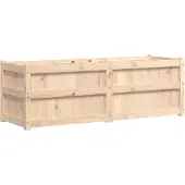 vidaXL Plantenbak 150x50x50 cm massief grenenhout
