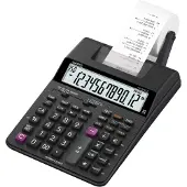 Casio Printrekenmachine met telrol HR-150RC 12-cijferige display Zwart
