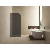 Wiesbaden Inloopdouche Curvea 80x200 cm 8 mm Nano Rookglas