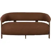 White Label Bank Robyn 2-Seater Brown