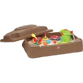 Step2 Play & Store Zandbak met deksel en zithoekjes | Zandbak van plastic / kunststof voor kinderen
