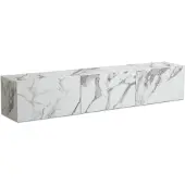 Wohnling Lowboard hangend marmerlook wit 160x30x30 cm tv-meubel, design tv-tafel met vouwdeuren modern, tv-kastwand, tv-ladekast tv-ladekast om op te hangen - WL6.864