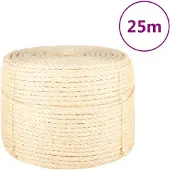 vidaXL Touw 10 mm 25 m 100% sisal