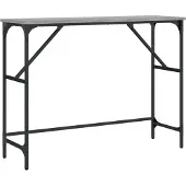 vidaXL Wandtafel 100x32x75 cm bewerkt hout grijs sonoma eikenkleurig