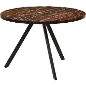 vidaXL Eettafel 110x75 cm massief gerecycled hout