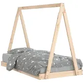 vidaXL Kinderbedframe 80x160 cm massief grenenhout