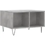 vidaXL Salontafel 60x50x36,5 cm bewerkt hout betongrijs