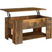 vidaXL Salontafel 79x49x41 cm bewerkt hout gerookt eikenkleurig