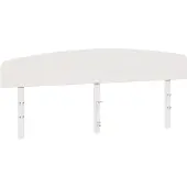 vidaXL Hoofdbord 200 cm massief grenenhout wit