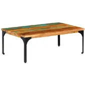vidaXL Salontafel 100x60x35 cm massief gerecycled hout