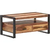 vidaXL Salontafel 100x55x45 cm massief acaciahout
