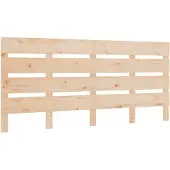 vidaXL Hoofdbord 120x3x80 cm massief grenenhout
