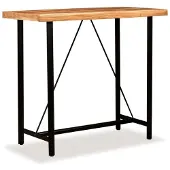 vidaXL Bartafel 120x60x107 cm massief acaciahout