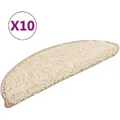 Super Merchant Trapmatten 10 st 56x17x3 cm crème halfrond