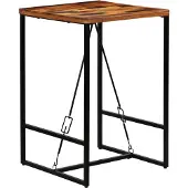 vidaXL Bartafel 70x70x106 cm massief gerecycled hout