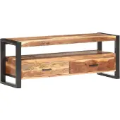 vidaXL Tv-meubel 120x35x45 cm hout met honingkleurige afwerking