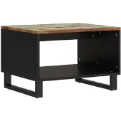 vidaXL Salontafel 60x50x40 cm massief gerecycled hout