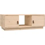 vidaXL Salontafel 100x50x35 cm massief grenenhout