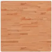 vidaXL Tafelblad vierkant 80x80x2,5 cm massief beukenhout