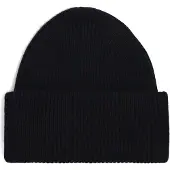 Profuomo Heren Mutsen Beanie Wool - Zwart - Maat ONESIZE