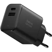 Native Union Fast Gan-Oplader Pd 45W (2 Poorten), Zwart