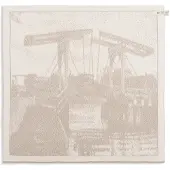Knit Factory Brug Keukendoek - Ecru/Linnen - 50x50 cm