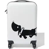 HEMA Takkie En Siepie Koffer 55x35x20cm 32L (zwart/wit)