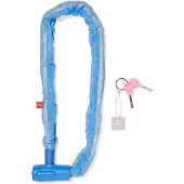 HEMA Kettingslot 90x8cm Met Sleutel Blauw