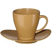 Asa selection Koffiekop Met Schotel Cuba Ocra Yellow 200 ml