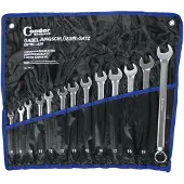 Condor Lange ringsleutelset 8-22 mm, 13-delig, Satiné