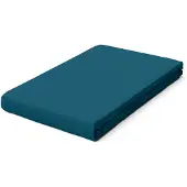 Schlafgut Pure Jersey Topper Hoeslaken M - 120x200 - 130x220 530 Petrol Deep
