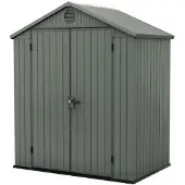 Keter Tuinhuis Darwin, 6 x 4 meter, groen, met vloer