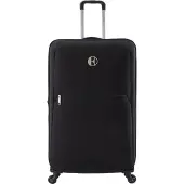 Elle Zachte Koffer / Trolley / Reiskoffer - 71 cm (Large) - Mode - Zwart - Zwart / Large