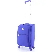 Elle Zachte handbagage Koffer | Trolley - 54x33.5x18cm - Mode - Blauw - Blauw / Small