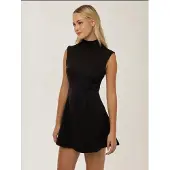 Hiccups for Kids Halsloze Zwarte Mini-jurk