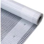 vidaXL Leno dekzeil 260 g/m² 3x15 m wit