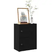 vidaXL Boekenkast 40x24x52 cm bewerkt hout zwart eikenkleurig