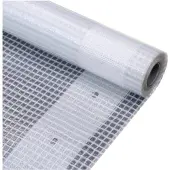 vidaXL Leno dekzeil 260 g/m² 4x10 m wit