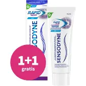 Sensodyne 1+1 Gratis: Tandpasta Rapid Relief Mint 75 Ml