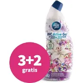 Ambi Pur 3+2 gratis: Toiletreiniger Wc Active Gel White Flowers 750 ml