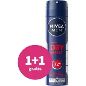 Nivea 1+1 gratis: Deodorant Spray Dry Impact 150 ml