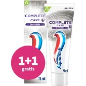 Aquafresh 1+1 gratis: Tandpasta Complete Care Whitening 75 ml