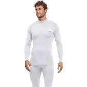 Falke Warm Turtleneck sneldrogend functioneel functioneel shirt met lange mouwen heren wit - maat M