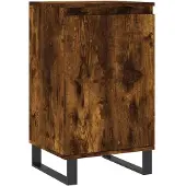 vidaXL Dressoir 40x35x70 cm bewerkt hout gerookt eikenkleurig