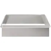 vidaXL Slakkenhekken 8 st 100 x 3,5 x 25 cm Roestvrij staal Zilver
