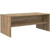 vidaXL Salontafel Artisan Eiken 100 x 50 x 40 cm Bewerkt hout